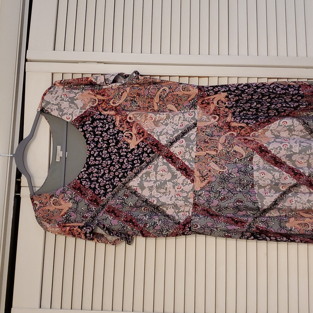 Est. 1946 Patchwork Pattern Floral Maxi Dress, Si… - image 2